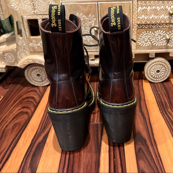 Dr. Martens Kendra Arcadia Leather Heeled Boots Size 5 - Picture 5 of 9